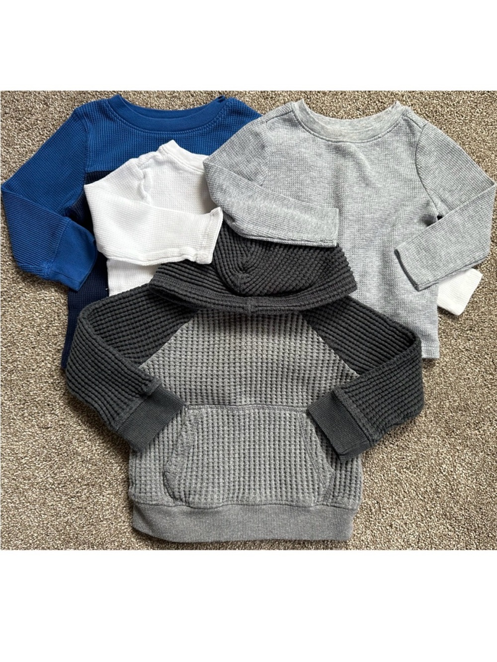 🍁 12m Mixed Brand Waffle Knit Fall Bundle